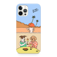 Flat.case - Sunset & Moonrise by pnk.ff Case [Made to order 10-14 days]