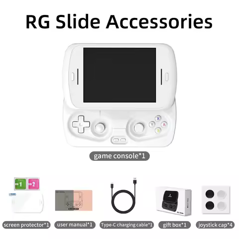 ANBERNIC RG Slide Video Game Consoles 4.7'' LTPS InCell 120Hz Touchscreen DP Output Unisoc Processor