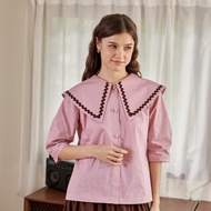 PIMNATTA Casa Top เสื้อเชิ๊ตผ้าคอตตอน ดีไซน์ใหม่ พร้อมดีเทลสุดคิวท์ที่ปกเสื้อ