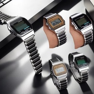 AE1200 Watch strap For Casio A158 A159 A168 AE-1200 AE1300 AR1100 18MM stainless steel watchband Men