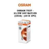 OSRAM BULB 7537 21W 5W 24V BAY15D 1016 1 PC