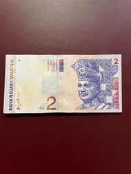 🔥Duit Lama Malaysia With Condition : RM2 8th foxing UNC New 100% Runing Number