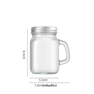 ขวดแก้วกาแฟ 40ml 120ml/แก้วกาแฟมีหูจับและฝาปิด/  แก้วกาแฟ ใส่น้ำ