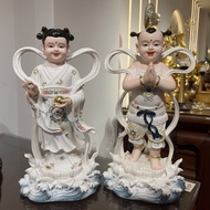 Thiện Tài Hán Bạch Ngọc Đồng Tử Tượng Phật Long Nữ Kim Đồng Ngọc Nữ