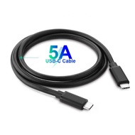 Fast transmission data line USB C to USB C 5A Fast Charging Cable USB Type C PD Power Delivery Data Cord Compatible with MacBook, Samsung Galaxy S20 S20+  Ultra Note 10/10+, iPad pro 2020 and More Type-C Devices/Laptops