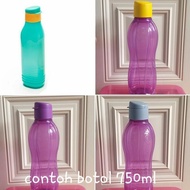 Terlaris Tutup Botol Eco Tupperware 750Ml Grovy Asli