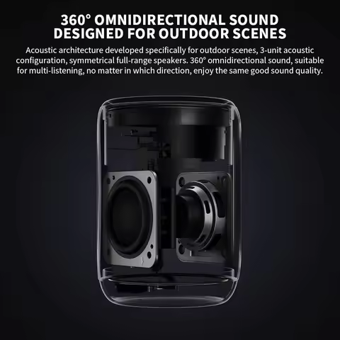 Xiaomi Bluetooth Speaker Mini - 360° Omnidirectional Sound, Outdoor Long Battery, IP67, MI Connectio