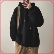 Loose Hoodie Men Women Korean Trendy Plain Hoodie 7 Colors M-5XL Baggy Oversize Hoodie