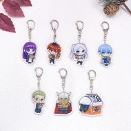 Potdemiel | 7Pcs Anime Frieren: Beyond Journeys End Cute Keychain Accessories Acrylic Charms Pendant