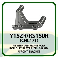 RAPIDO FRONT BRACKET MODIFIED BRAKE CALIPER BRACKET FIT USD FORK 100MM V3 MODIFY BREKET DEPAN BRAKET