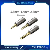 CVJ Type-C 2.5mm 3.5mm 4.4mm Earphones Cable Plug High Quality Audio Plug Interchangeable for Sound 