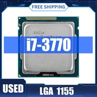 ใช้ Intel Xeon Core ของแท้เกือบใหม่ I7 3770 3.4GHz 8M 5 .0GT LGA 1155 SR0PK CPU เดสก์ท็อป I7-3770โปรเซสเซอร์สนับสนุนเมนบอร์ด B75