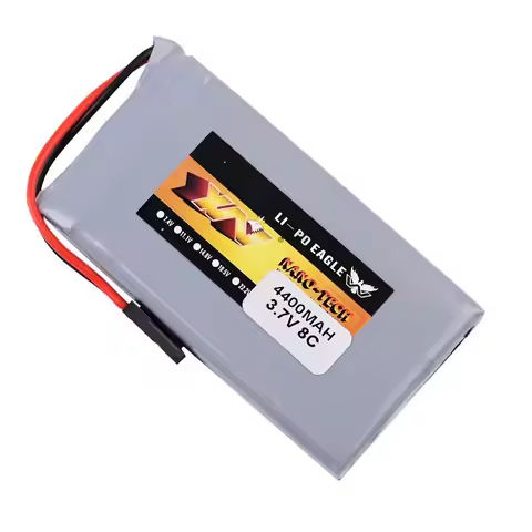 3.7V 4400mAh 8C Lithium Battery Pack MZ-18 MZ-24 Aircraft Model Remote Control