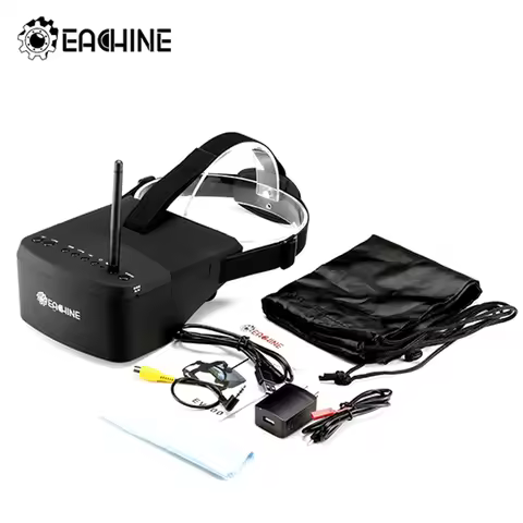 (In Stock)New Arrival Eachine EV800 5 Inches 800x480 FPV Goggles 5.8G 40CH Raceband Auto-Searching B