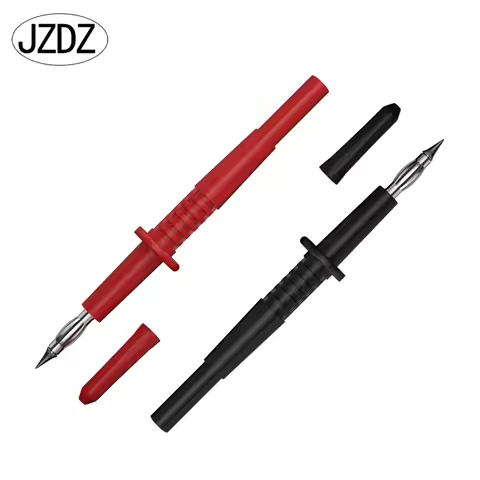 JZDZ 2pcs Test Pen Pin Test Probe Tips Electrical Connector 4mm Banana Plug Multi-meter Needle Tools