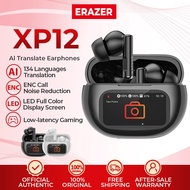 ERAZER XP12 AI Translation Earbuds Wireless Bluetooth 6.0 Earphones AI real-time Translate 134 langu