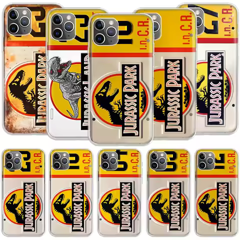 Jurassic Park Plate Phone For Apple Iphone 12 13 Mini 15 Pro Max 11 Pro 14 Plus 16 Pro Max 16E Case 