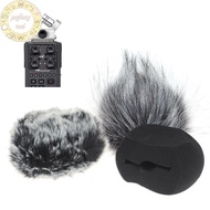 PURED 1Pc Foam Mic Wind Cover Furry Windscreen Muff For ZOOM H5 H6 Recorder Microphone VN