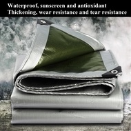 Thickened Outdoor Waterproof cloth Rainproof PE Tarpaulin Camping Tent Mat Gazebo Canopy Awnings Garden Furniture Cover Wateproof Sun Shade Net