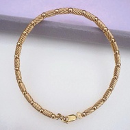 GOLD QUEEN DIY HANDMADE US 10K GOLD THREAD BRACELET HYPOALLERGENIC PERSONALITY GOLD BRACELET