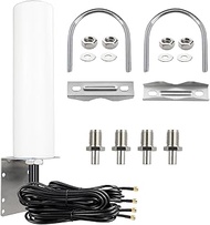 Boobrie 4x4 MIMO 4G LTE 5G Antenna Omnidirectional External Antenna with SMA TS9 Connector 9.84ft RG