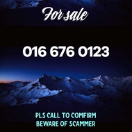 VIP PREPAID NUMBER SIMCARD 016-6760123