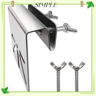 SIMPLESHOP Gutter Bracket, Wall Mount Gutter Mount Wall Mount Bracket, Metal Channel Mount  Camera H