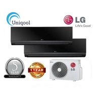 LG ARTCOOL+ With WIFI Air Conditioner System 2 (1x 9,000BTU and 1x 18,000BTU) With installation