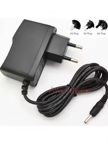 5V 0.6A 600mA AC 100V-240V DC Power Supply Adapter for TP-Link Wi-Fi WiFi Full Router Cables 3.5mm 1