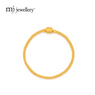 MJ Jewellery 916/22K Gold Beaded Pendora Bracelet T036