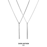 dark anthem純銀吊墜情侶款項鏈