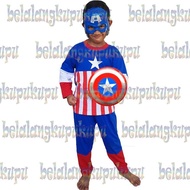 Captain America Superhero Mask Costume Kids Clothes