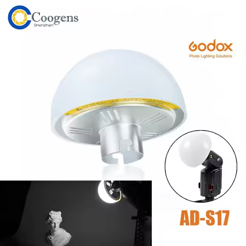 Godox AD-S17 Dome Diffuser Wide Angle Soft Focus Shade Lamp Head for Witstro Speedlite Flash AD180 A