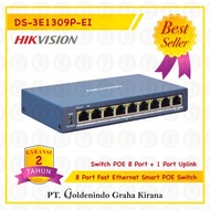 () Hikvision DS-3E1309P-EI 8 PORT FAST ETHERNET SMART POE SWITCH