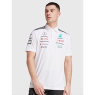 Hot sales 2025 2026 Mercedes AMG Petronas F1 Team Driver T-Shirt polo Formula One racing suit shirt 