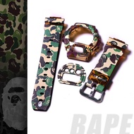 Camo Bape band & bezel Jam G-Shock | Faceplate Tali G-Shock DW-6900 Custom Made BNB