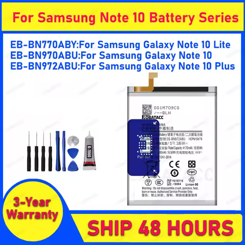 2025 Years New EB-BN770ABY EB-BN970ABU EB-BN972ABU Battery For samsung Galaxy Note 10 /Note 10 Lite/