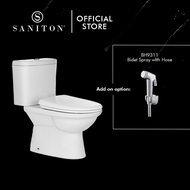 SANITON Indica ST2999 Close-Coupled Toilet Bowl with Bidet Spray
