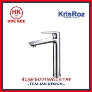 KrisROZ High Body Basin Tap 73001A C (Chrome / Black / Gun Metal)