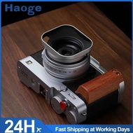 Haoge 39mm Lens Hood Metal Squaret for Fujifilm XF23mm F2.8 R WR,xf27mmf2.8 R WR I/II Lens Hood,With