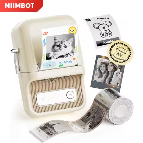 Niimbot B21 Pro Label Printer 300dpi Wireless Printer 20-50mm Print Width for Photos Receipts Notes 