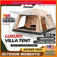 ikaa Camel Tent Outdoor Family Luxury Tents Large Camping Tent Double Layers Khemah Unta Besar