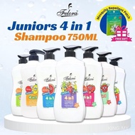 Felora Junior Head to Toe 4 in 1 Soft Smooth Clean Body and Hair Shampoo 750ml // sabun mandi, sabun