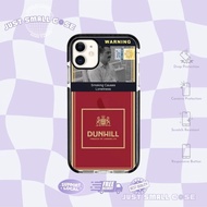 DUNHILL RED R0K0K CiGARETT SMOKE Clear Case Neon Bumper Casing for iPhone 17 PRO MAX AIR 16 PRO MAX 
