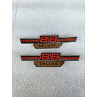 Sticker C86 Deluxe Honda C86 Original Sticker Battery Cover Item New Old Stock