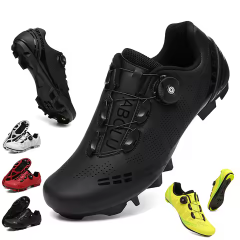 Men's Breathable Cycling Shoes Unisex MTB Shoes Mountain Bike Cycling Shoes Road Cycling Sports Shoe