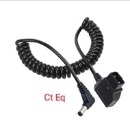 NEWEST - D tap to DC spiral cable DC 5.5*2.5mm Adapter Cable for V-mount