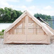 6.3m Outdoor Waterproof Inflatable House Tent - 4 Season with Mosquito Screen & Removable Large Door