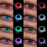 Eyeshare Contact Lens NEBULA Red Blue Purple Green Cosplay Halloween Contact Lens Yearly Use