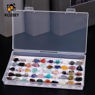 KOZEEY 50x Rough Stones Mineral Rocks Science Educational Ornament Geology Science